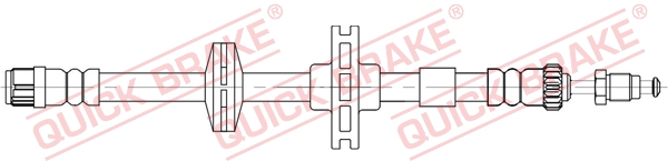 QUICK BRAKE Bremseslange 32839 for RENAULT