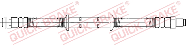 QUICK BRAKE Bremseslange 32843 for MERCEDES-BENZ