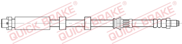 QUICK BRAKE Bremseslange 32844 for BMW