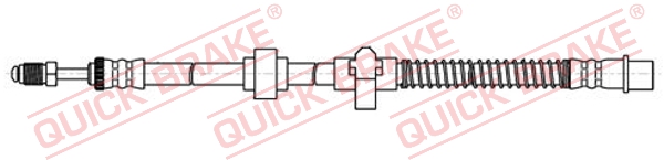 QUICK BRAKE Bremseslange 32848 for PEUGEOT