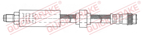 QUICK BRAKE Bremseslange 32950 for RENAULT