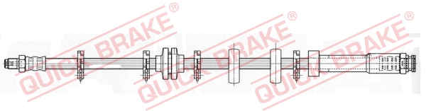 QUICK BRAKE Bremseslange 32966 for LANCIA