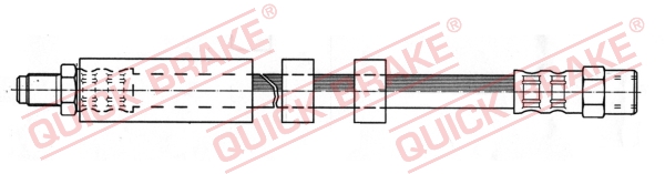 QUICK BRAKE Bremseslange 32972 for AUDI