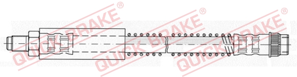 QUICK BRAKE Bremseslange 32977 for RENAULT