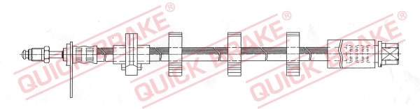 QUICK BRAKE Bremseslange 32985 for PEUGEOT