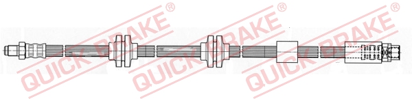 QUICK BRAKE Bremseslange 35909 for BMW