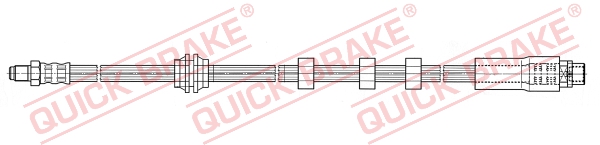QUICK BRAKE Bremseslange 35911 for BMW