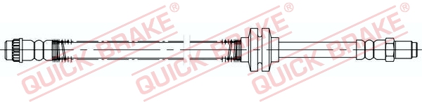 QUICK BRAKE Bremseslange 36901 for RENAULT