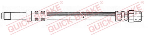 QUICK BRAKE Bremseslange 37007 for FORD VW