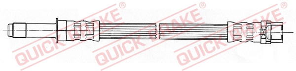 QUICK BRAKE Bremseslange 37017 for MERCEDES-BENZ VW
