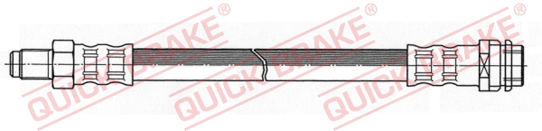QUICK BRAKE Bremseslange 37021 for MERCEDES-BENZ