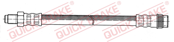 QUICK BRAKE Bremseslange 37004 for RENAULT