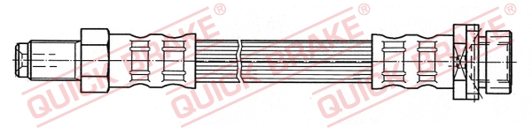 QUICK BRAKE Bremseslange 37030 for FORD