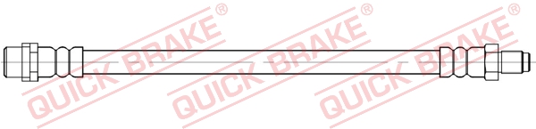 QUICK BRAKE Bremseslange 37043 for MERCEDES-BENZ