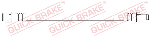 QUICK BRAKE Bremseslange 37053 for MERCEDES-BENZ