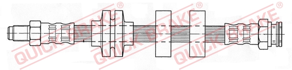 QUICK BRAKE Bremseslange 37904 for FIAT ALFA ROMEO