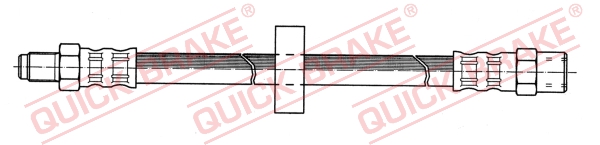 QUICK BRAKE Bremseslange 37909 for AUDI
