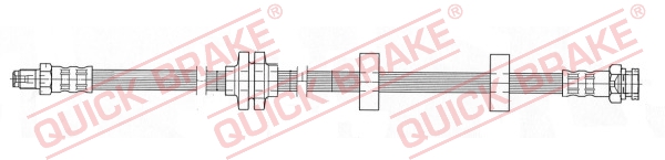 QUICK BRAKE Bremseslange 37910 for FIAT