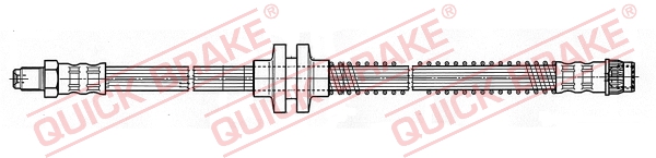 QUICK BRAKE Bremseslange 37921 for RENAULT