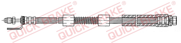 QUICK BRAKE Bremseslange 37928 for FORD