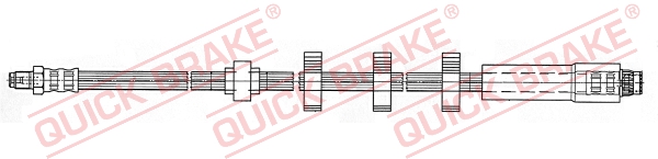 QUICK BRAKE Bremseslange 37917 for PEUGEOT