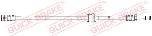 QUICK BRAKE Bremseslange 37940 for MERCEDES-BENZ