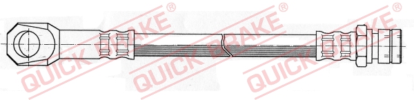QUICK BRAKE Bremseslange 50018 for MERCEDES-BENZ