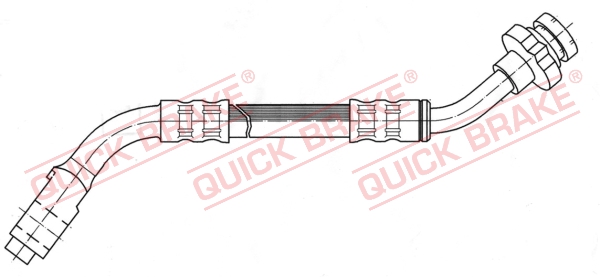 QUICK BRAKE Bremseslange 50023 for FORD NISSAN