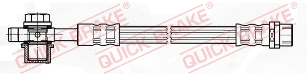QUICK BRAKE Bremseslange 50041x for VW