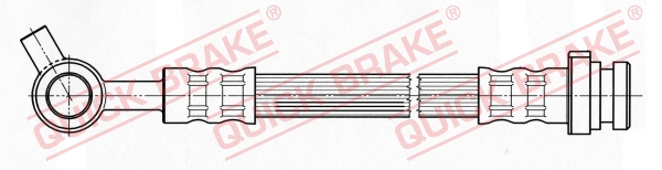 QUICK BRAKE Bremseslange 50054 for NISSAN