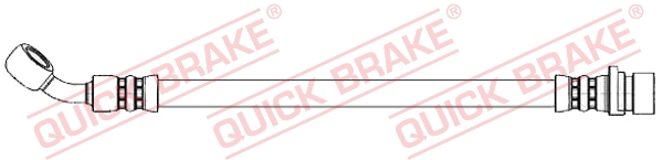 QUICK BRAKE Bremseslange 50073 for HONDA