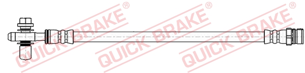 QUICK BRAKE Bremseslange 50.079X for VW