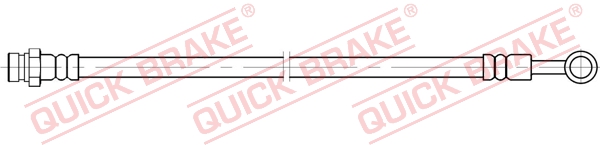 QUICK BRAKE Bremseslange 50099 for PEUGEOT MITSUBISHI