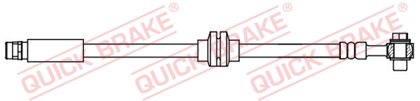 QUICK BRAKE Bremseslange 50204x for CHEVROLET