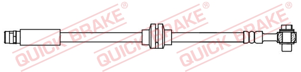 QUICK BRAKE Bremseslange 50205x for CHEVROLET