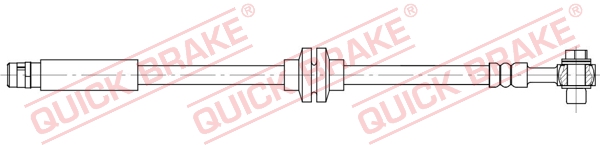 QUICK BRAKE Bremseslange 50206x for CHEVROLET