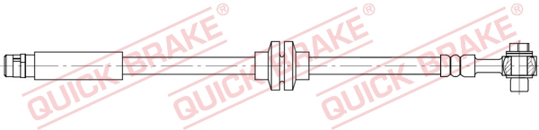 QUICK BRAKE Bremseslange 50207x for CHEVROLET