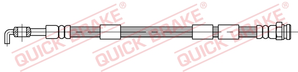 QUICK BRAKE Bremseslange 50400 for MAZDA