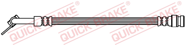 QUICK BRAKE Bremseslange 50508 for HYUNDAI
