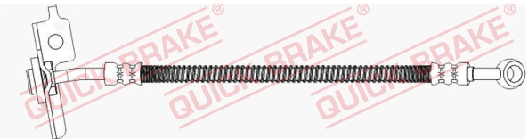 QUICK BRAKE Bremseslange 50513 for HYUNDAI