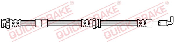 QUICK BRAKE Bremseslange 50710 for MAZDA