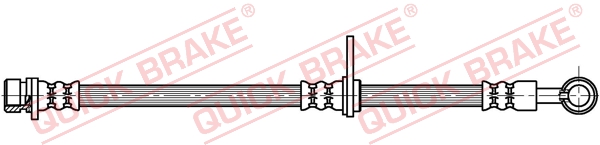 QUICK BRAKE Bremseslange 50714 for HONDA
