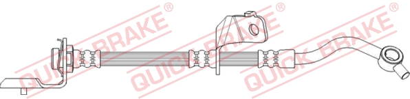 QUICK BRAKE Bremseslange 50719 for KIA