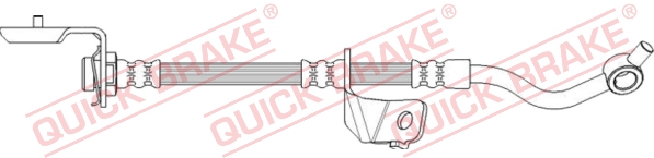QUICK BRAKE Bremseslange 50720 for KIA