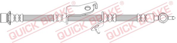 QUICK BRAKE Bremseslange 50727 for TOYOTA