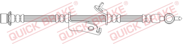 QUICK BRAKE Bremseslange 50728 for TOYOTA