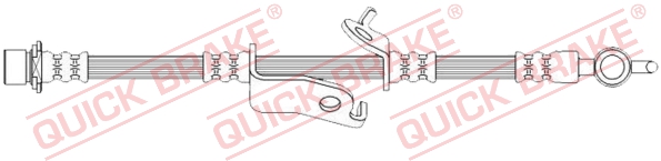 QUICK BRAKE Bremseslange 50730 for TOYOTA