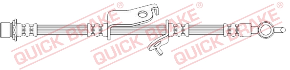 QUICK BRAKE Bremseslange 50729 for TOYOTA