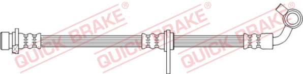 QUICK BRAKE Bremseslange 50741 for HONDA