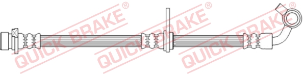 QUICK BRAKE Bremseslange 50740 for HONDA